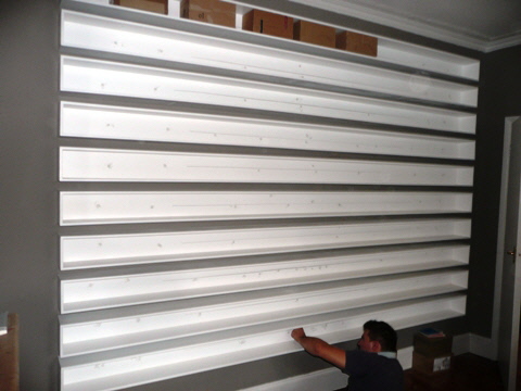home office cabinets and 

shelving installations