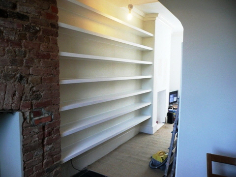home office cabinets and 

shelving installations